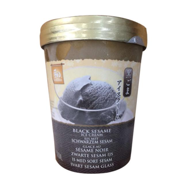 NAGOMI 日式 黑芝麻冰淇淋 500ml【冷冻零食】【雪糕】