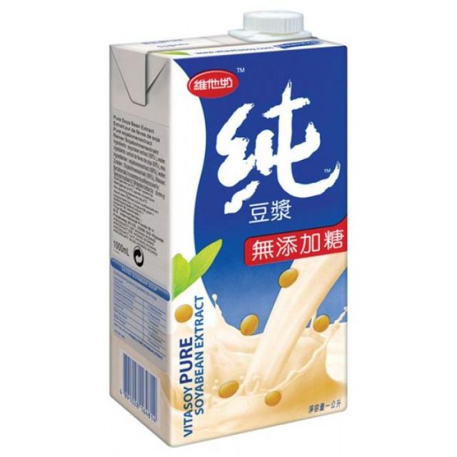 维他奶 纯豆浆 无添加糖 1L