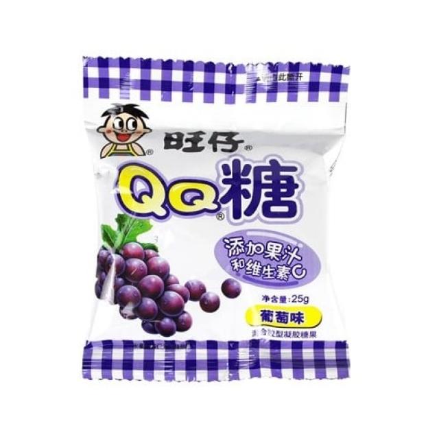 【特价】旺仔QQ糖 - 蓝莓味 20g×5【零食】
