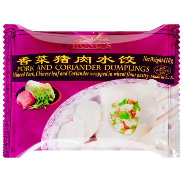 HONG's 香菜猪肉水饺 410g 【冷冻】