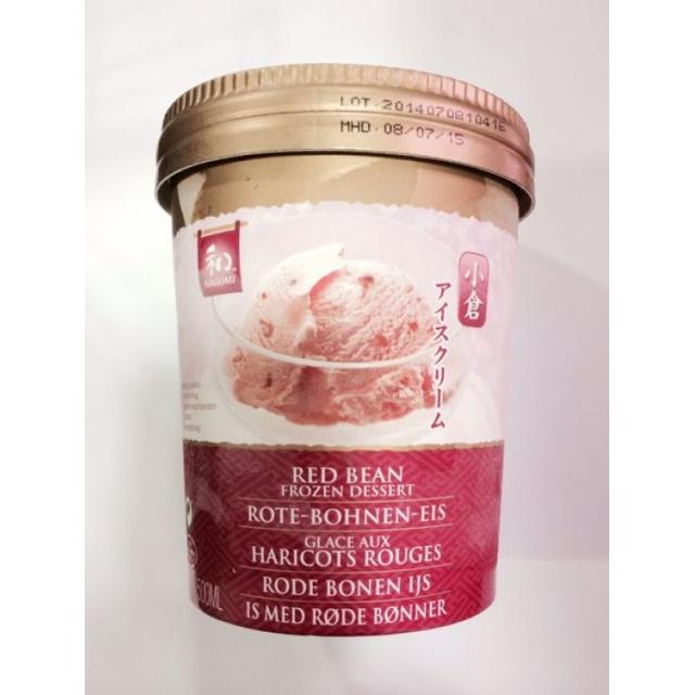 NAGOMI 日式 红豆冰淇淋 500ml【冷冻零食】