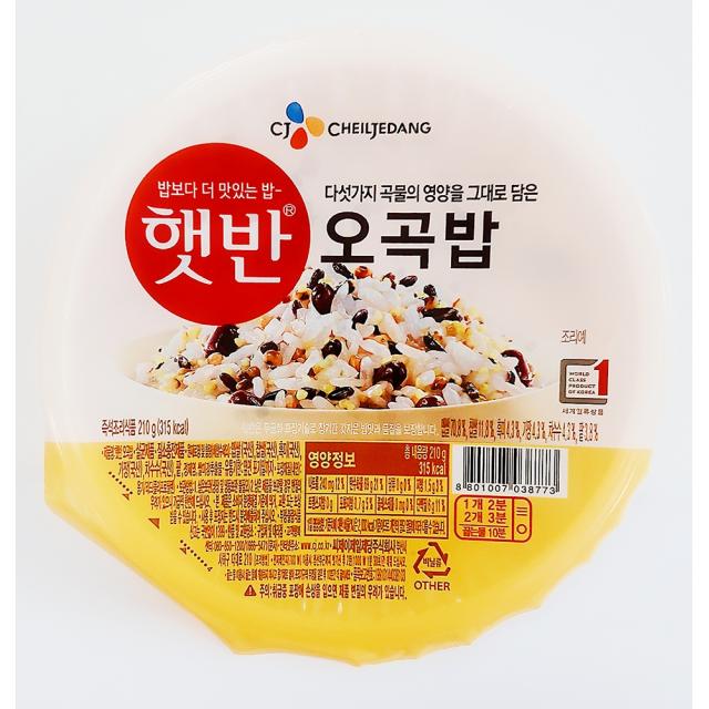 促销 CJ 韩国五谷米饭 210g