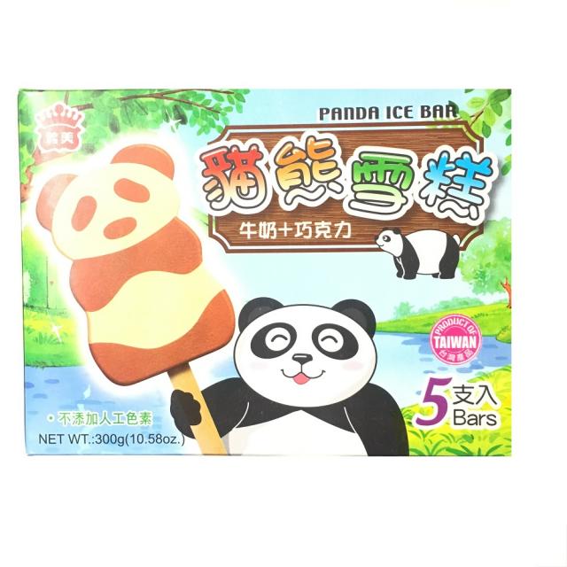 义美 熊猫雪糕 牛奶巧克力 300g【冷冻零食】
