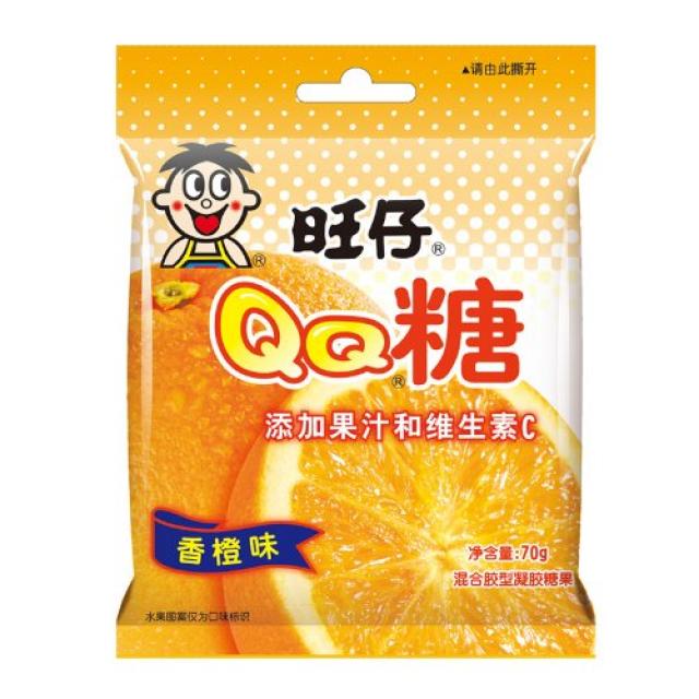 旺仔QQ糖 - 香橙味（大） 70g