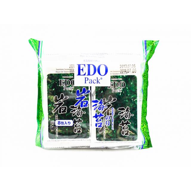 【特价】EDO 纯生 岩海苔 16g【零食】