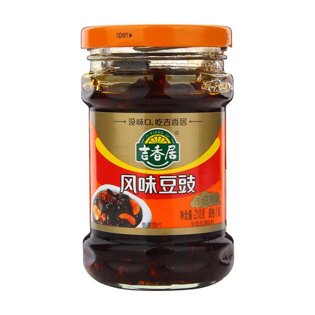 促销 吉香居 风味豆豉 210g