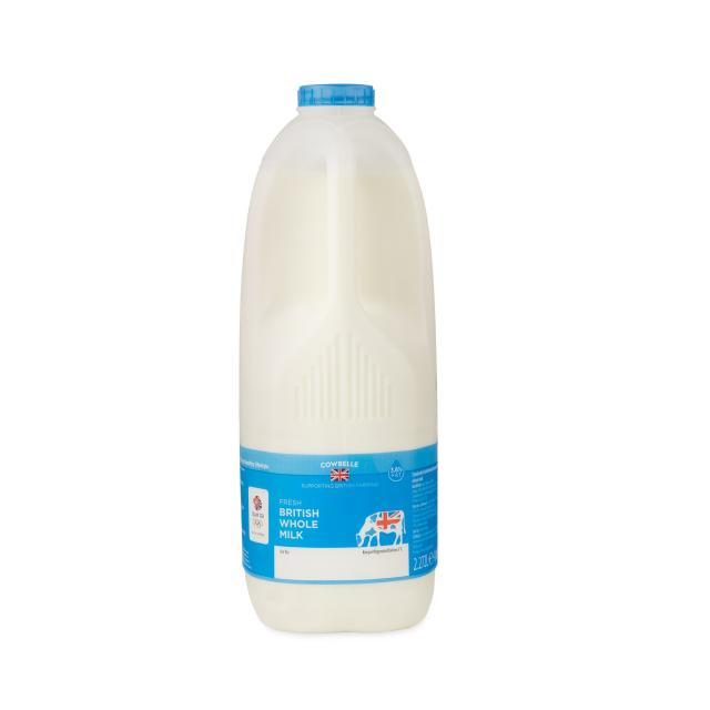 新鲜 全脂 牛奶 1.136L 2pint