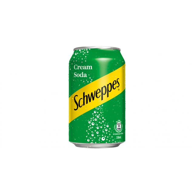 【特价】Schweppes 忌廉味汽水-罐 330ml