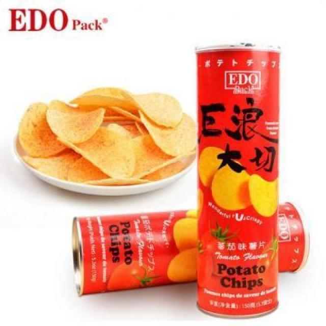 促销 EDO 巨浪大切 番茄味薯片 150g