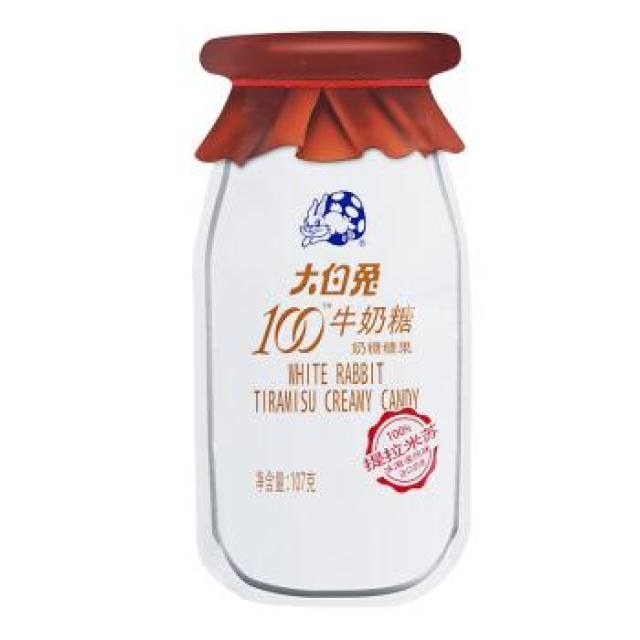 大白兔 牛奶糖 提拉米苏口味 107g