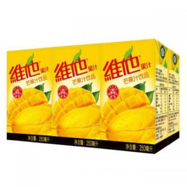 【特价】维他 芒果汁 250ml*6