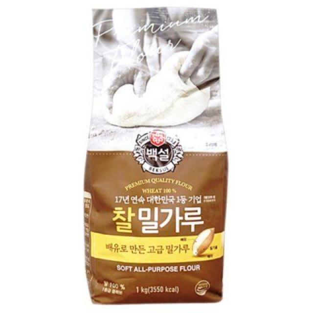 BAEKSUL韩国 低筋通用面粉 2.5kg