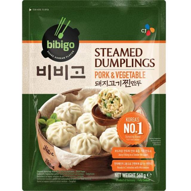 【全城最低】Bibigo 韩国猪肉蔬菜饺子 600g